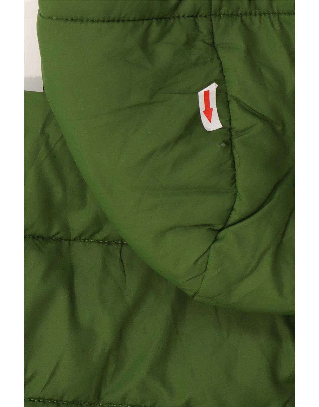 Cappotto imbottito con cappuccio per ragazze White Stuff 9-10 anni Poliestere verde