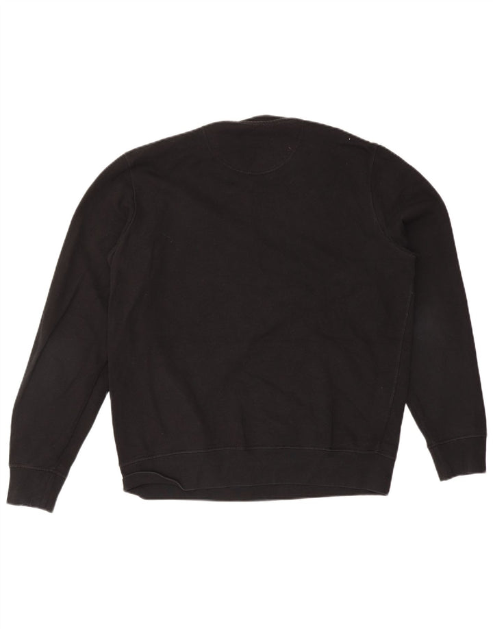 Barbour Felpa grafica da uomo Maglione grande cotone nero
