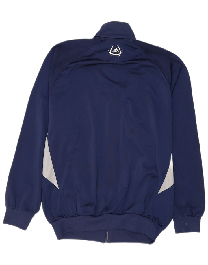 Giacca da tuta da uomo ADIDAS UK 40/42 Medium Navy Blue Colourblock