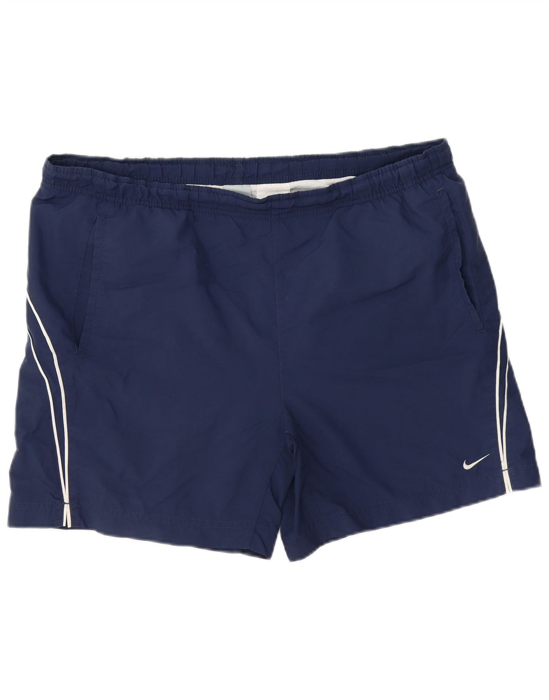 Pantaloncini da bagno da uomo NIKE XL blu navy in poliestere