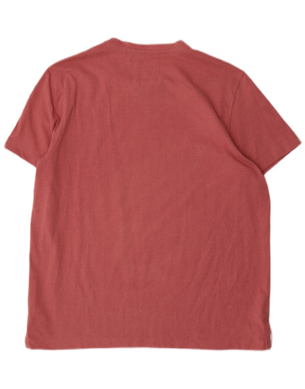 Crew Clothing T-shirt da uomo Top XL in cotone rosa