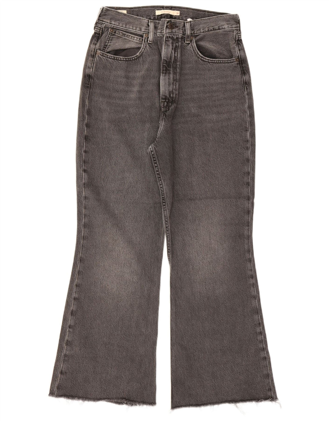 Jeans svasati a vita alta da donna Levi's W30 L26 cotone grigio