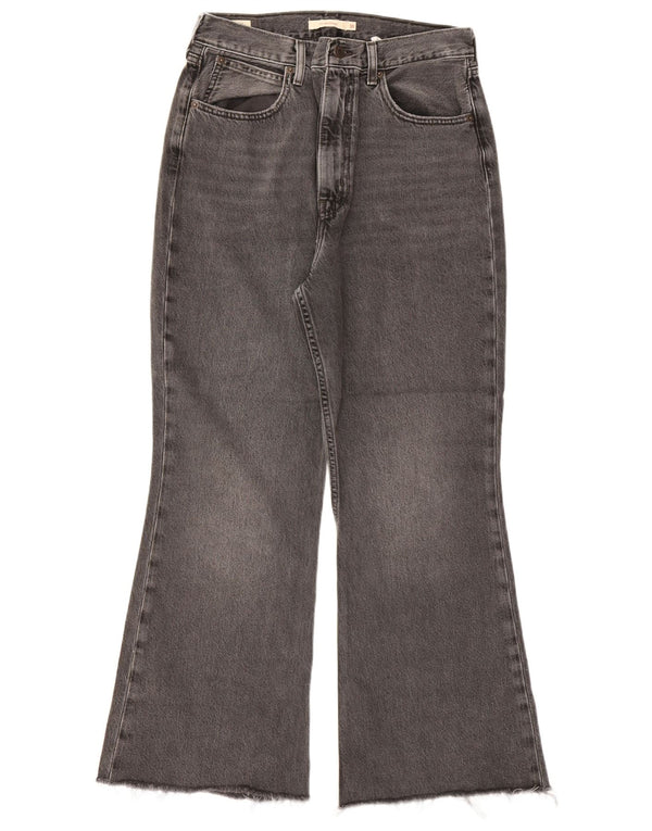 Jeans svasati a vita alta da donna Levi's W30 L26 cotone grigio