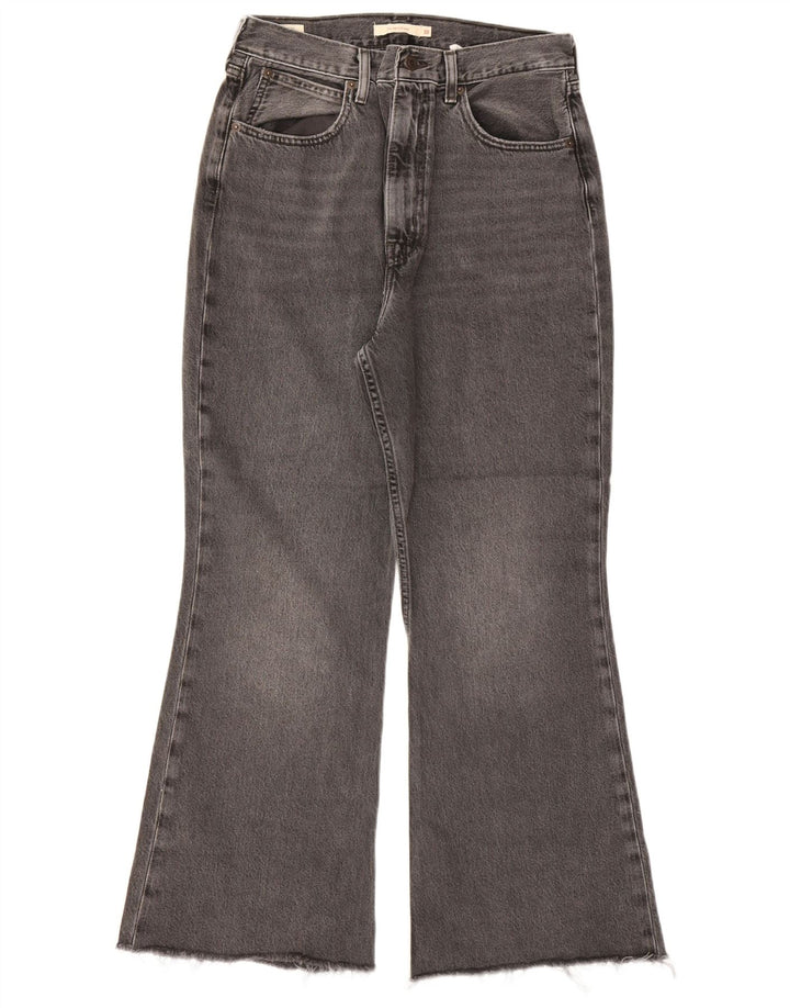 Jeans svasati a vita alta da donna Levi's W30 L26 cotone grigio