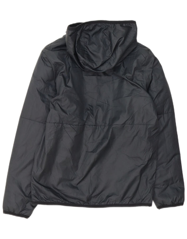 Giacca antipioggia con cappuccio Nike da ragazzo 12-13 anni Large nera in poliestere