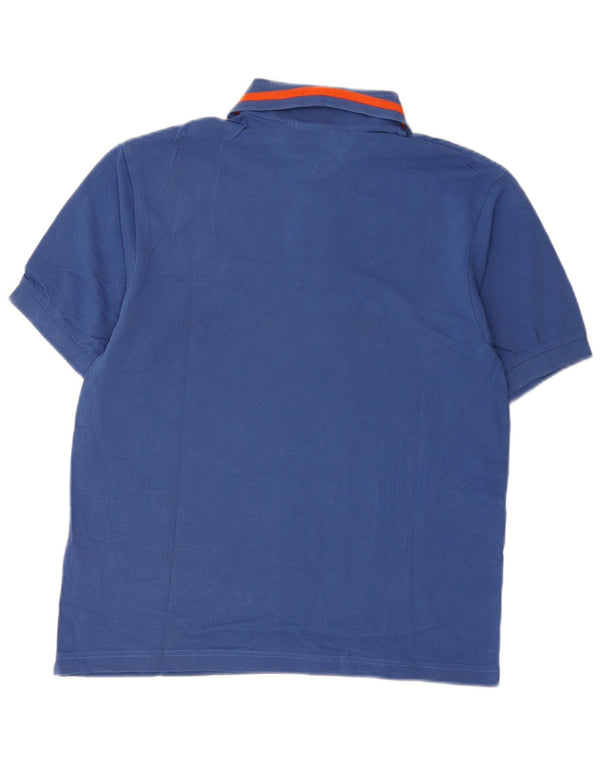 Polo Diadora Uomo Small Blu Cotone