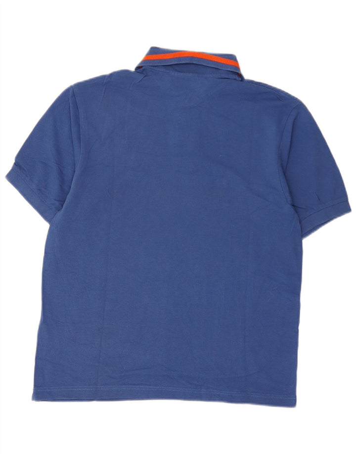 Polo Diadora Uomo Small Blu Cotone