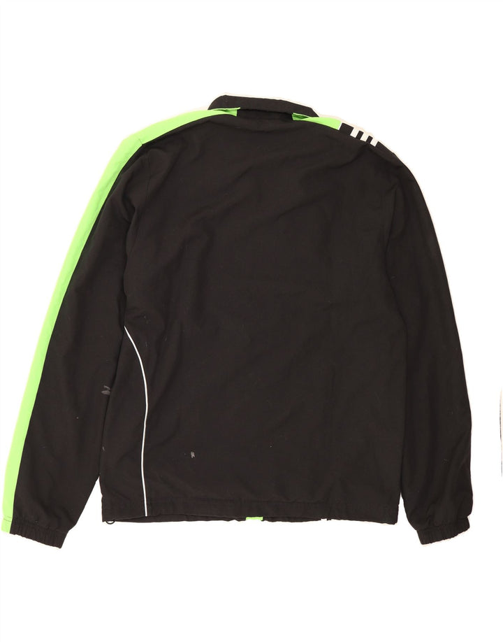 ADIDAS Mens Tracksuit Top Jacket UK 40/42 Medium Black Colourblock Vintage Adidas and Second-Hand Adidas from Messina Hembry 