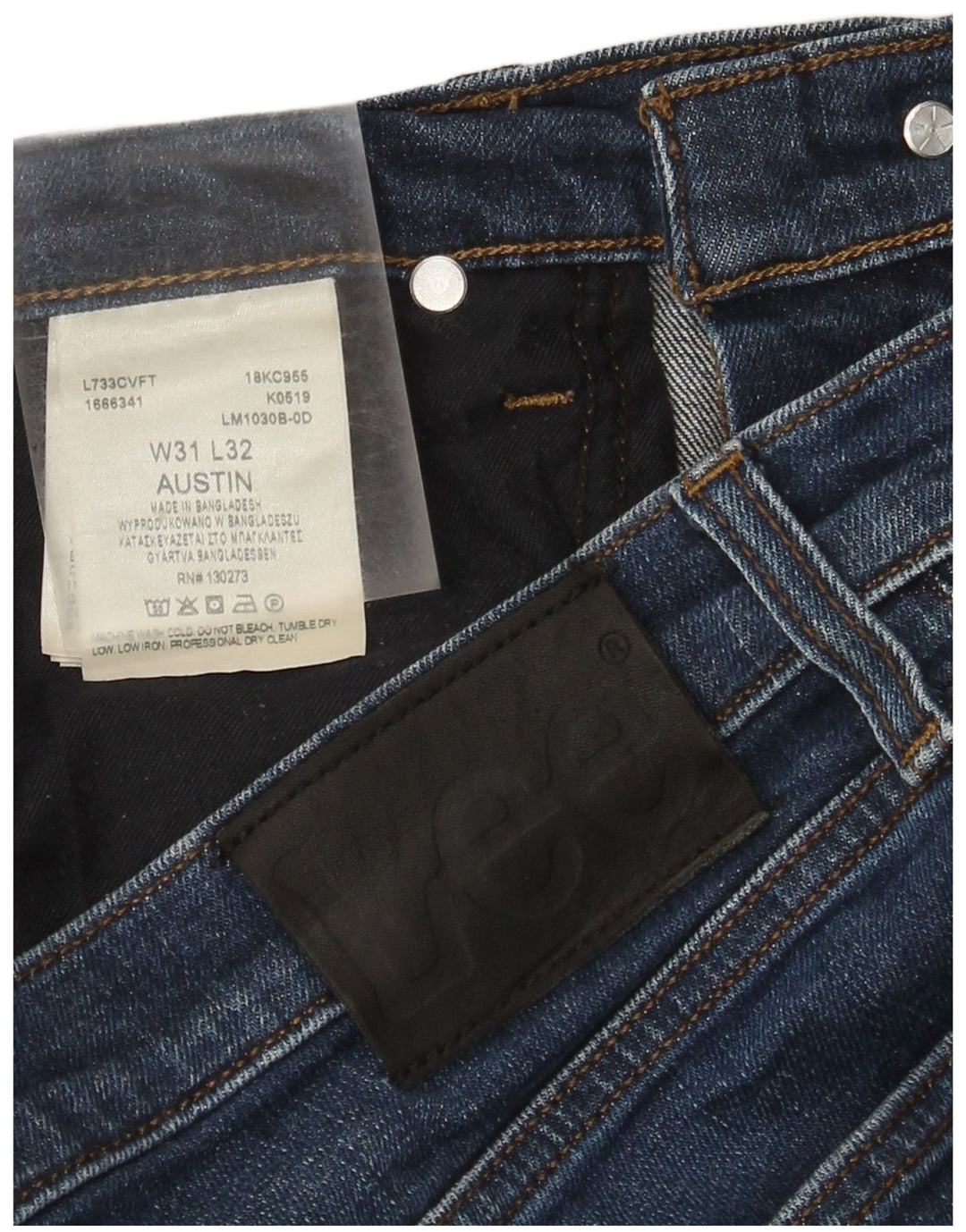 Jeans Lee Austin affusolati da uomo W31 L32 cotone blu
