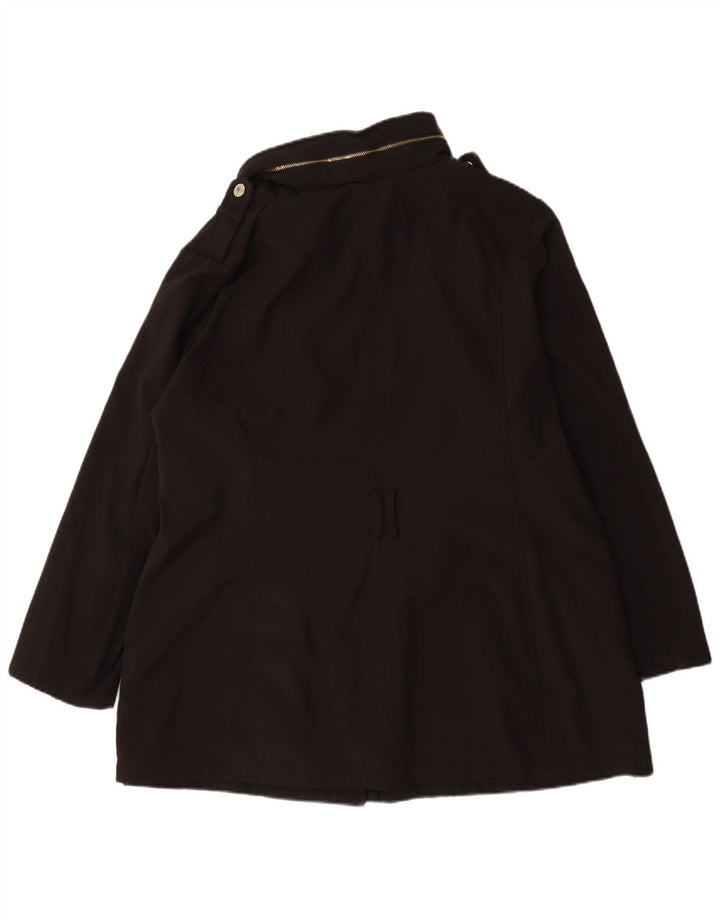 Giacca militare oversize da donna Michael Kors UK 20 2XL poliestere nero
