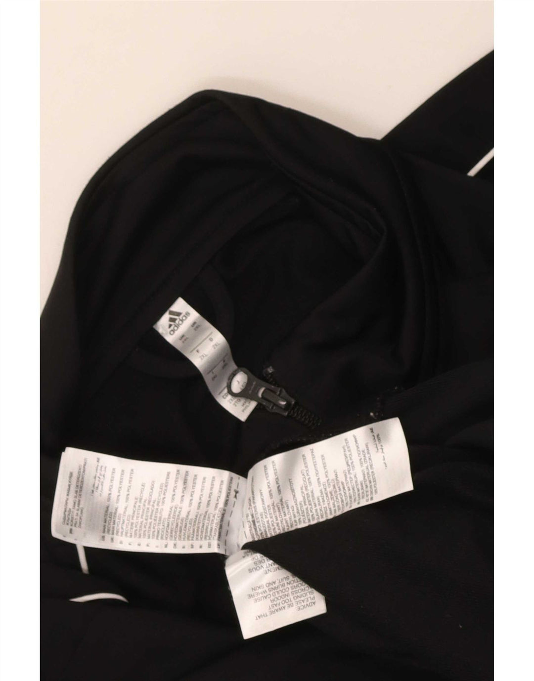 Giacca da ginnastica da uomo Adidas 2XL nera in poliestere