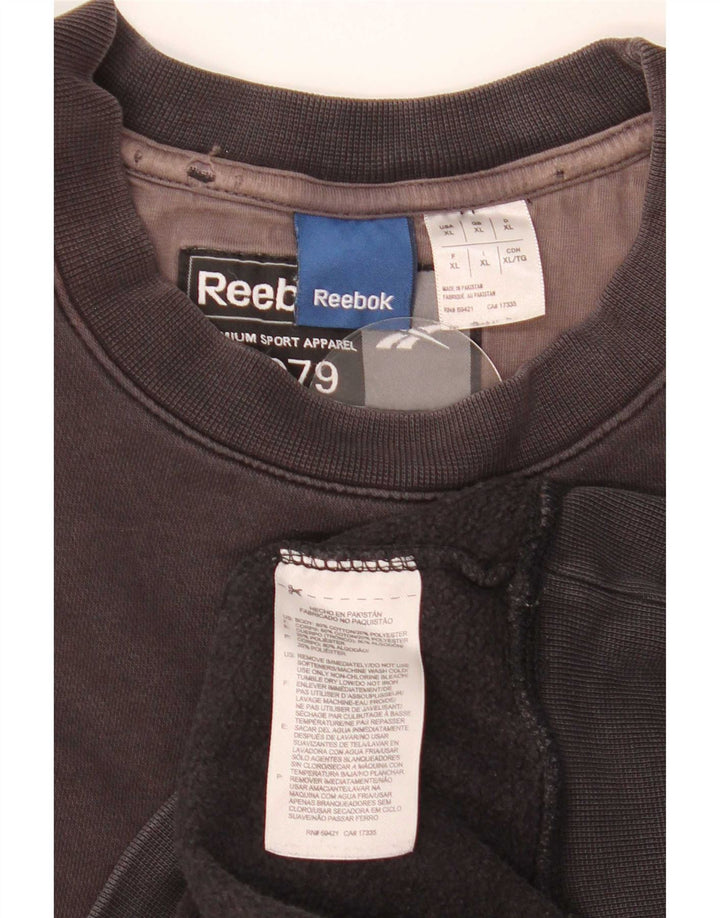 Felpa Reebok da uomo Jumper XL in cotone nero