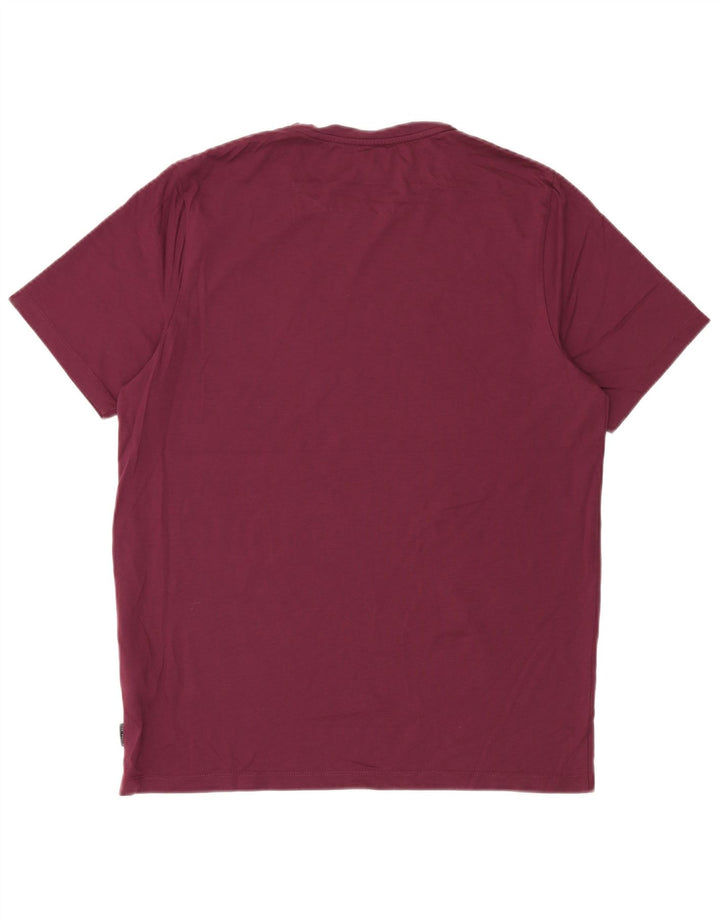 T-shirt grafica da uomo Ted Baker taglia 4 grande in cotone marrone