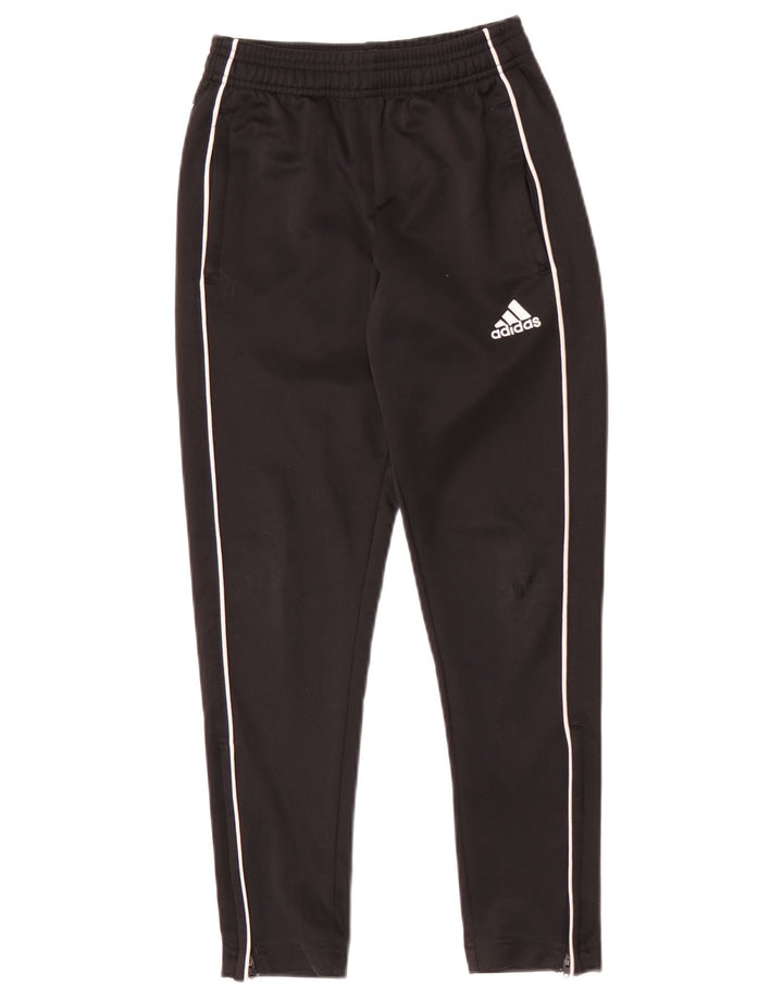 Pantaloni della tuta Adidas Aeroready da ragazzo 9-10 anni in poliestere nero