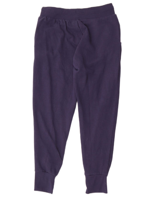 Kappa Womens Tracksuit Trousers Joggers UK 10 Small  Navy Blue Cotton