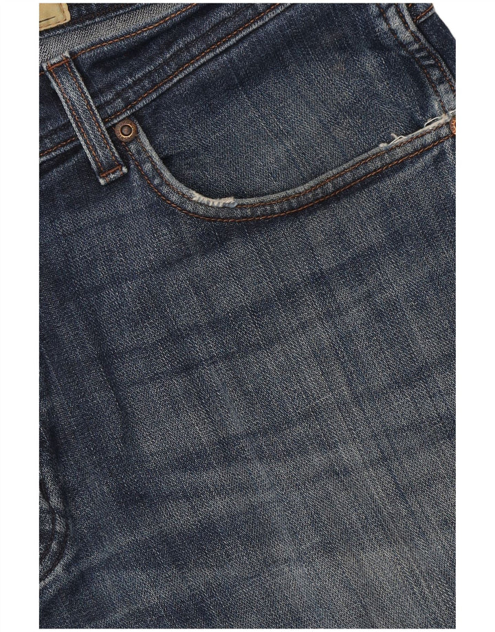 Pantaloncini di jeans da uomo Wrangler W36 grandi in cotone blu