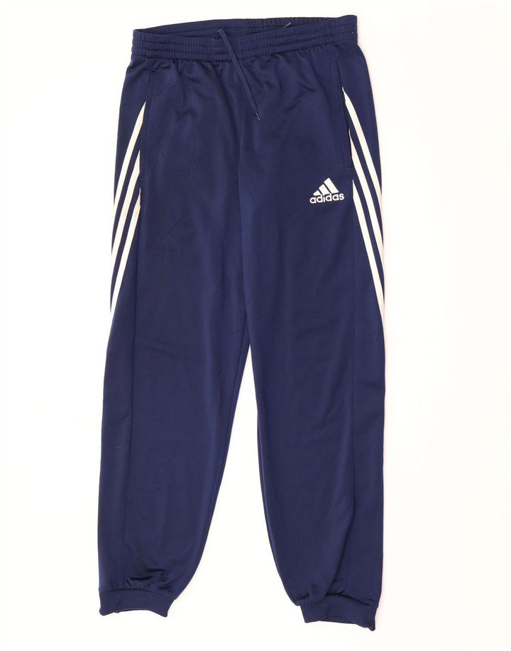 Pantaloni da tuta da uomo ADIDAS Joggers medio poliestere blu navy