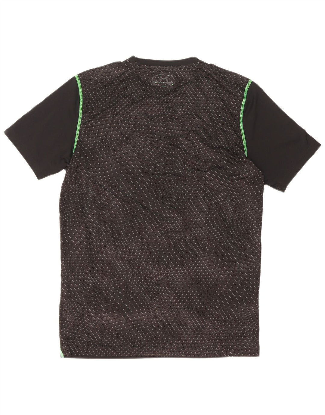 T-shirt da uomo Under Armour Top Small poliestere geometrico nero