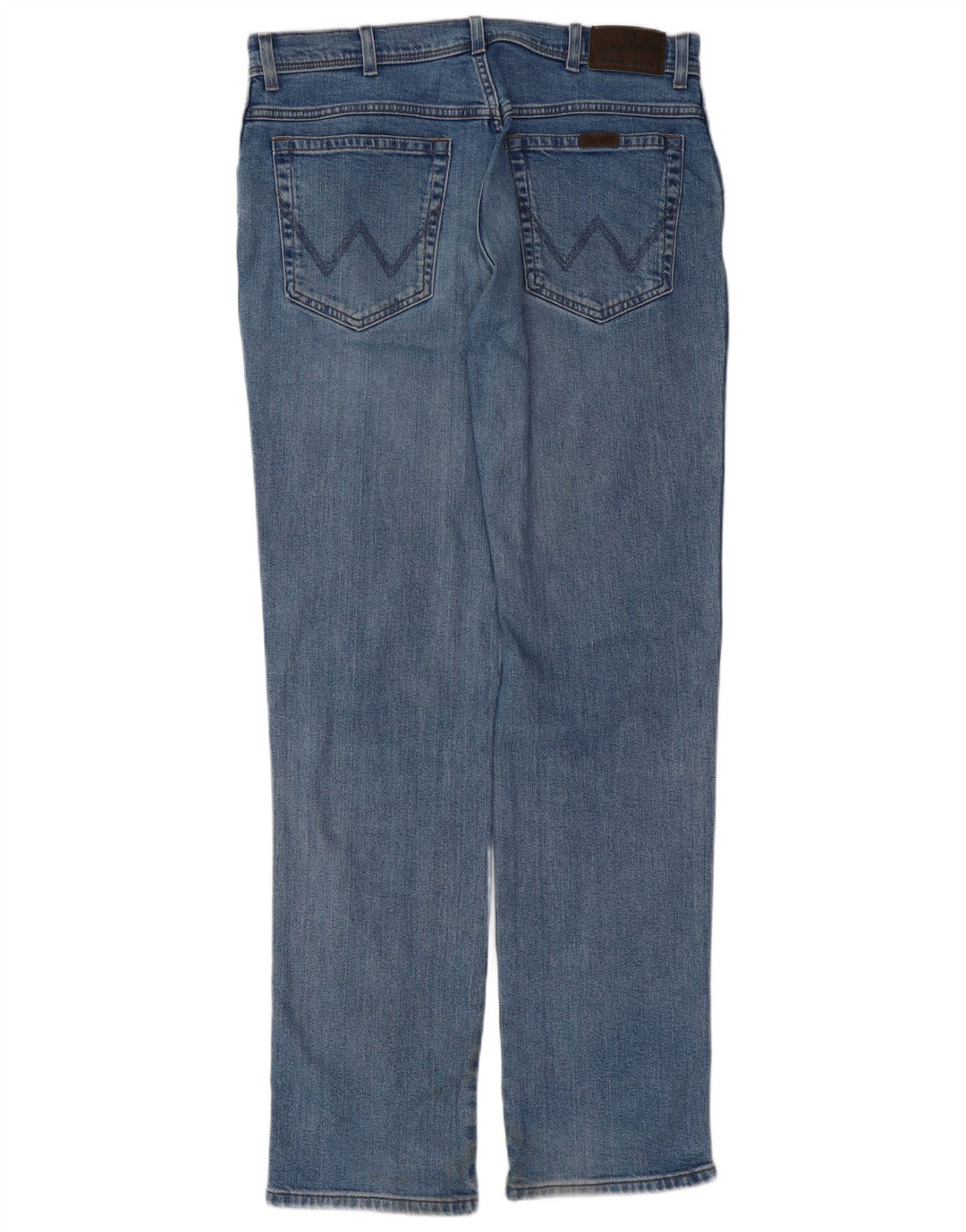 Jeans dritti da uomo WRANGLER W36 L34 cotone blu