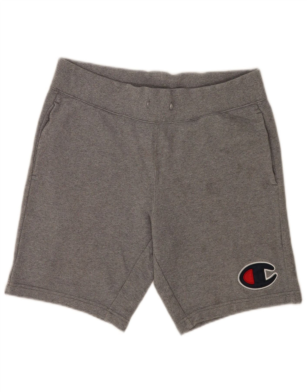 Pantaloncini sportivi grafici da uomo Champion in cotone grigio medio