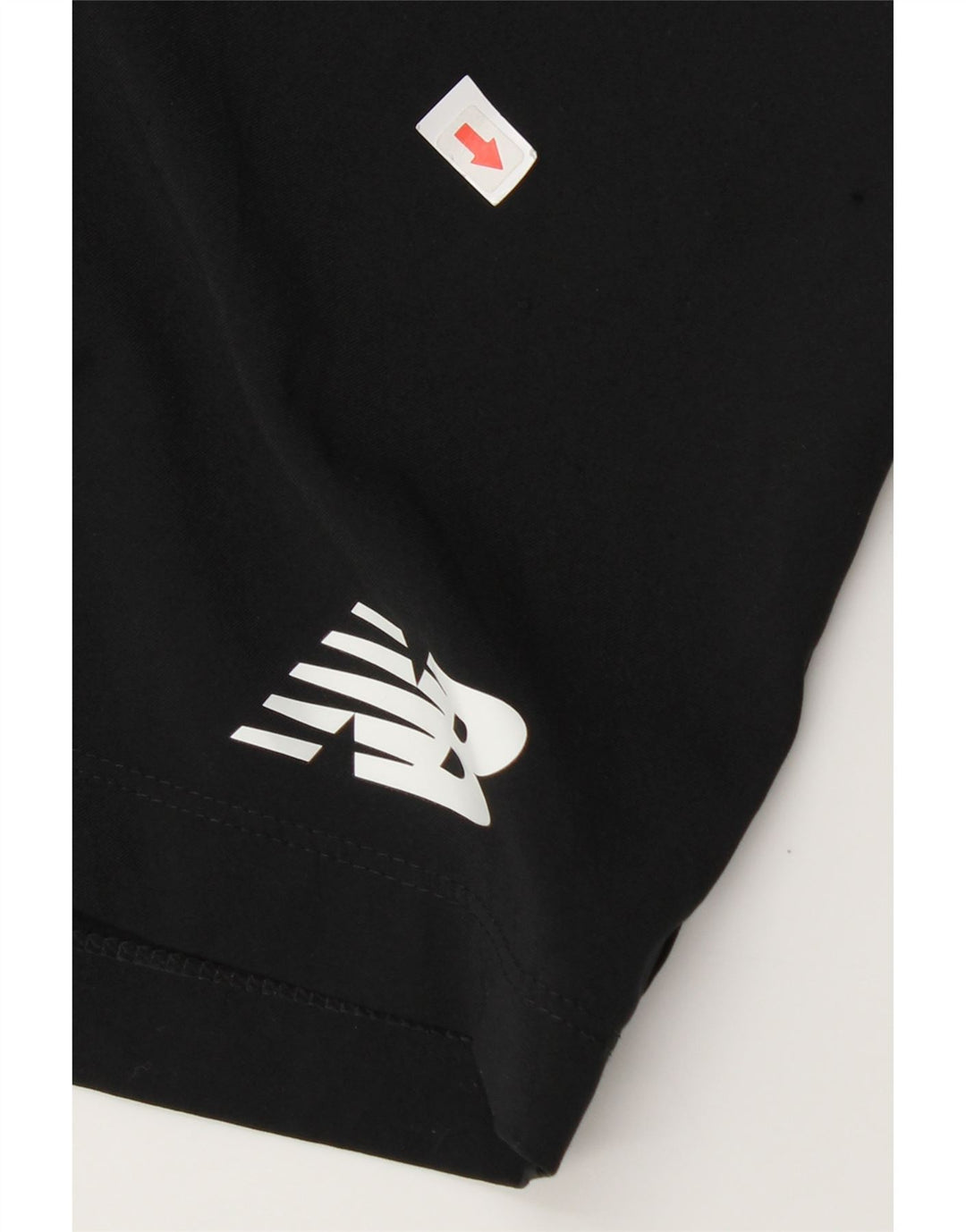 Pantaloncini sportivi grafici da uomo New Balance grandi in poliestere nero