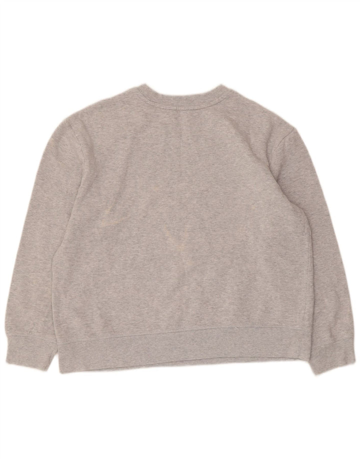 Felpa grafica da donna Marks & Spencer UK 16 grande cotone grigio