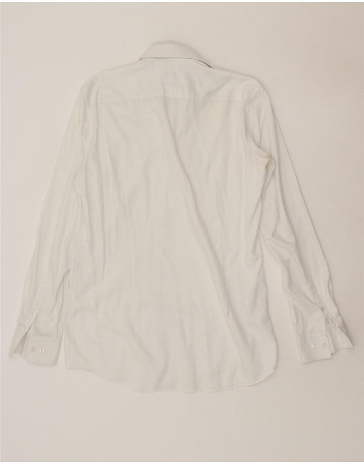 Camicia slim fit da uomo HUGO BOSS taglia 41 cotone bianco medio