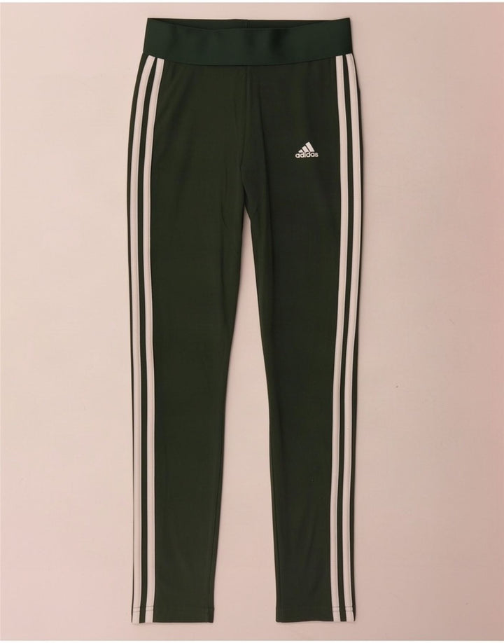 Leggings Adidas Donna UK 4/6 XS Verde