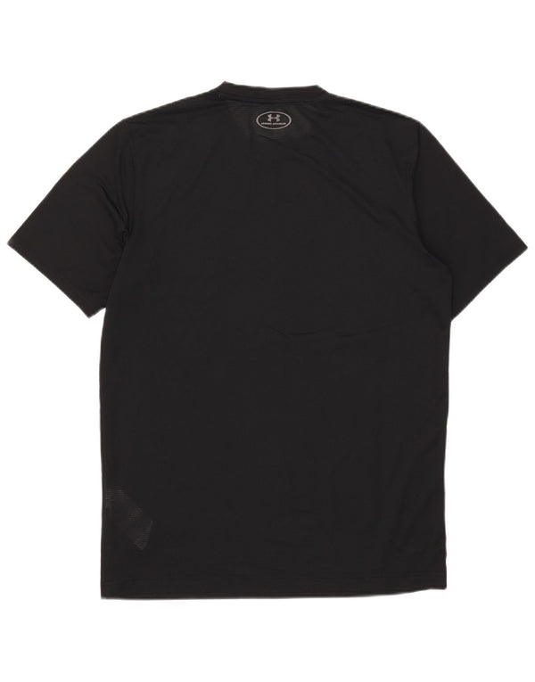 Maglietta Under Armour da uomo Heat Gear Top in poliestere nero medio