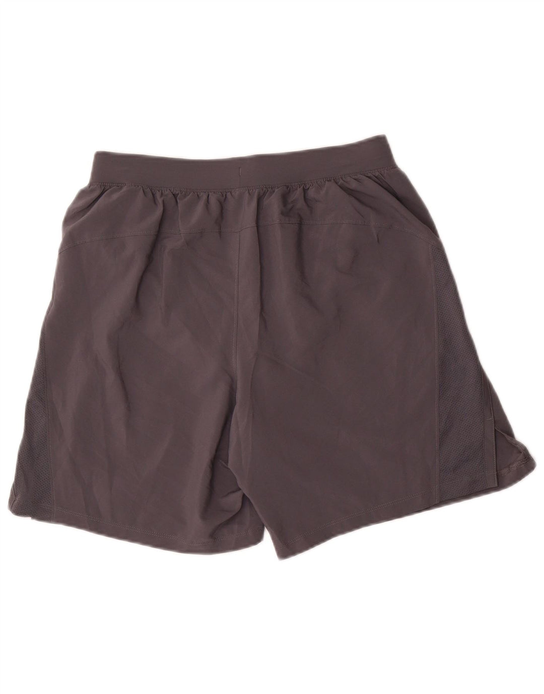 Pantaloncini sportivi da uomo Under Armour in poliestere grigio medio