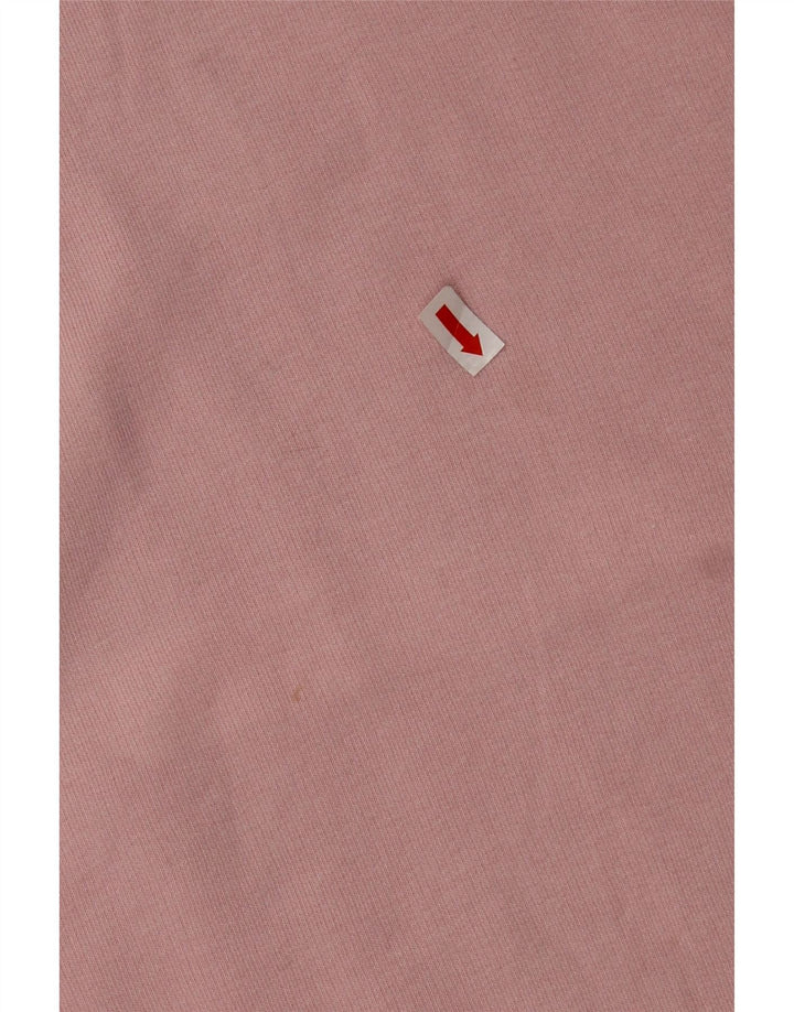 Maglione oversize con cappuccio da donna Marks & Spencer UK 8 piccolo cotone rosa