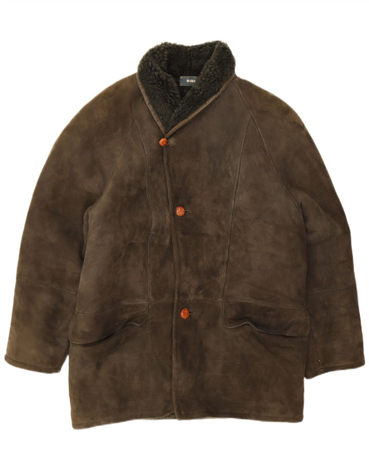 Cappotto in montone da uomo Dibi IT 50 Shearling grande color kaki