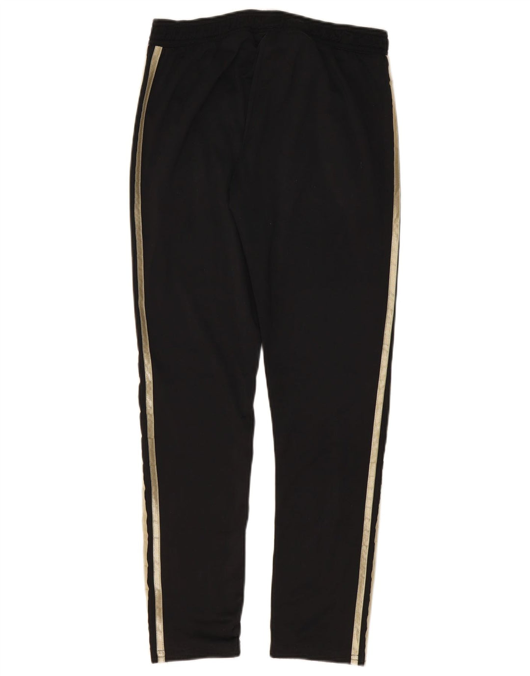 Pantaloni della tuta da donna Adidas UK 10 piccoli poliestere nero