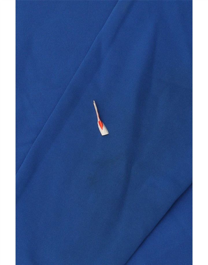 Felpa con cappuccio grafica Nike Dri Fit da uomo, grande, in poliestere color block blu