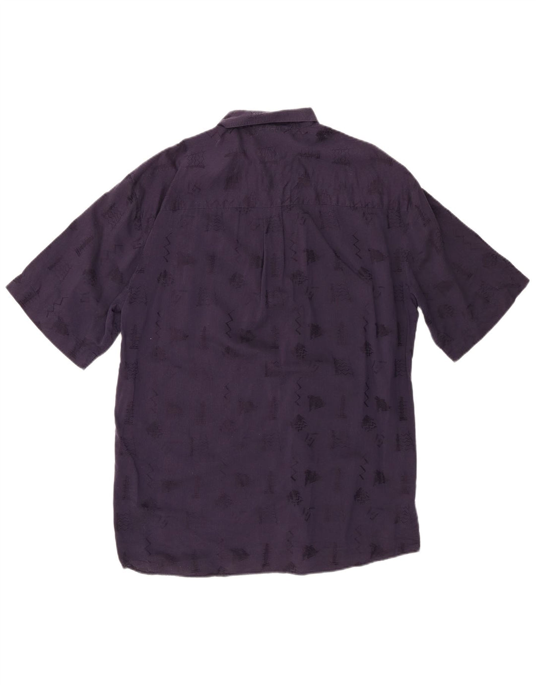 Camicia da uomo Angelo Litrico Taglia 39/40 15 1/2 Medio Blu navy geometrico