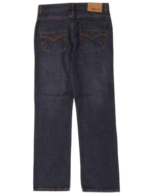 Jeans dritti da ragazzo Dkny 15-16 anni W32 L31 cotone blu navy