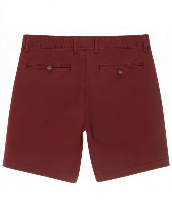 Pantaloncini chino da uomo White Stuff W34 grandi in cotone bordeaux
