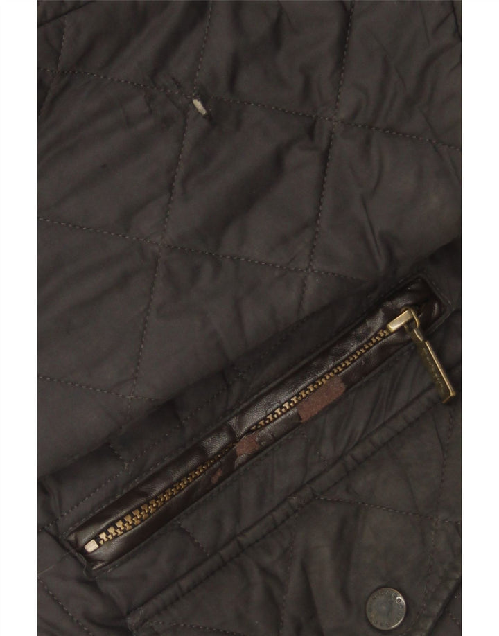 Giacca trapuntata da uomo Barbour UK 36 piccola nera