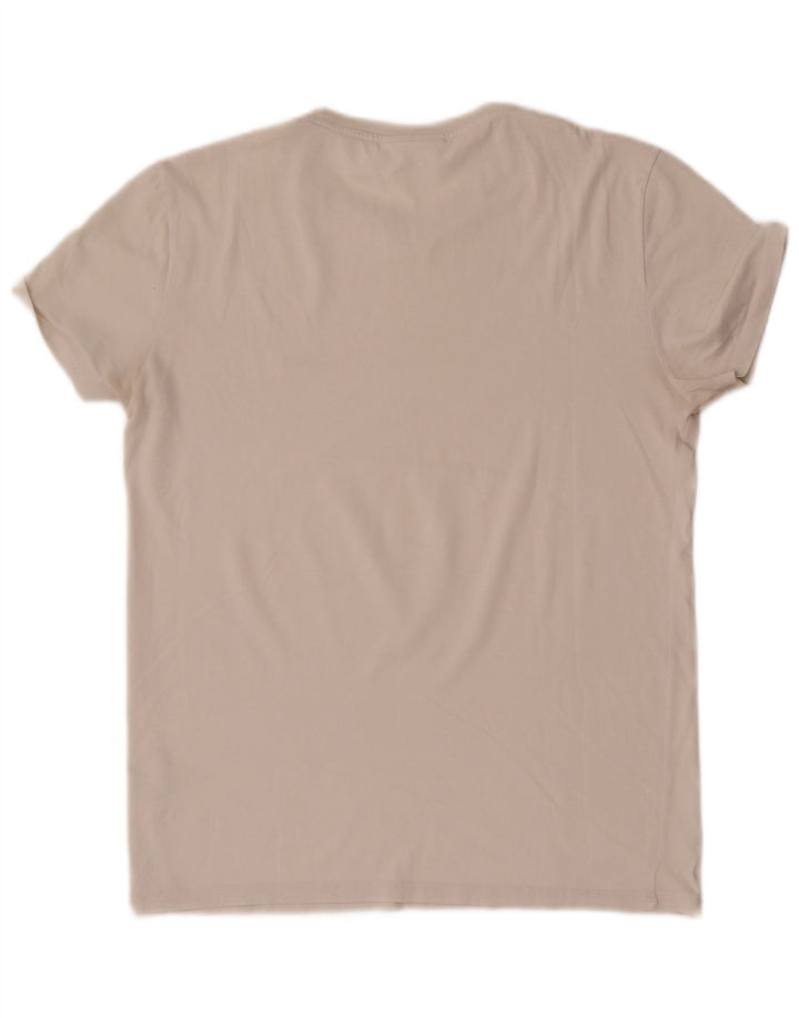 T-shirt da uomo Lacoste Top Small in cotone bianco