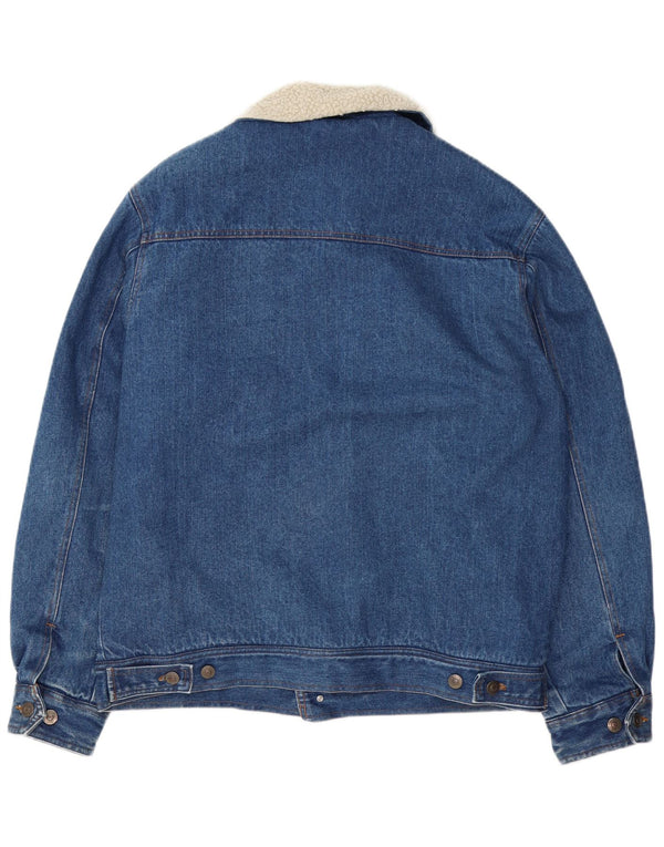 Giacca da uomo in denim sherpa EXPLORER IT 52 XL cotone blu