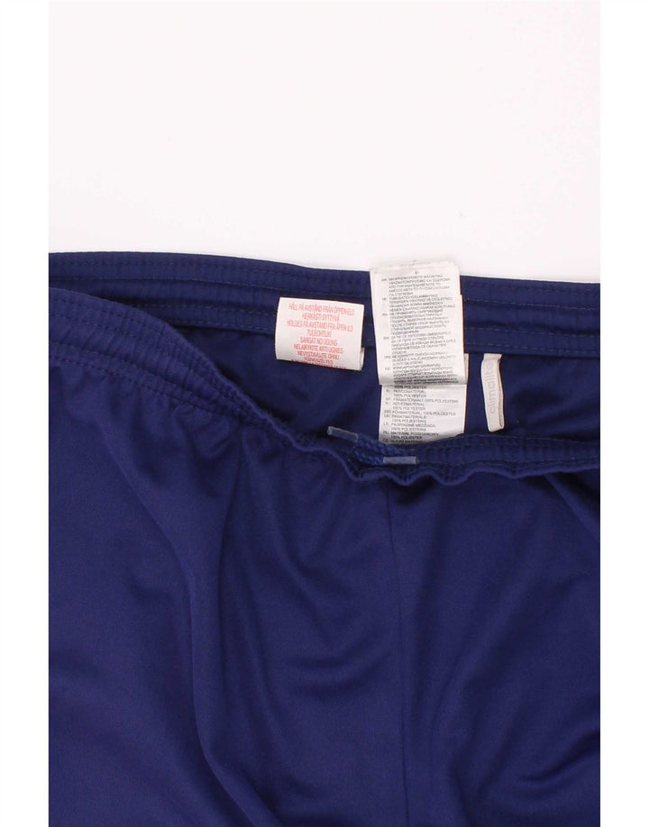 Pantaloncini sportivi Adidas Climalite da ragazzo 13-14 anni in poliestere blu
