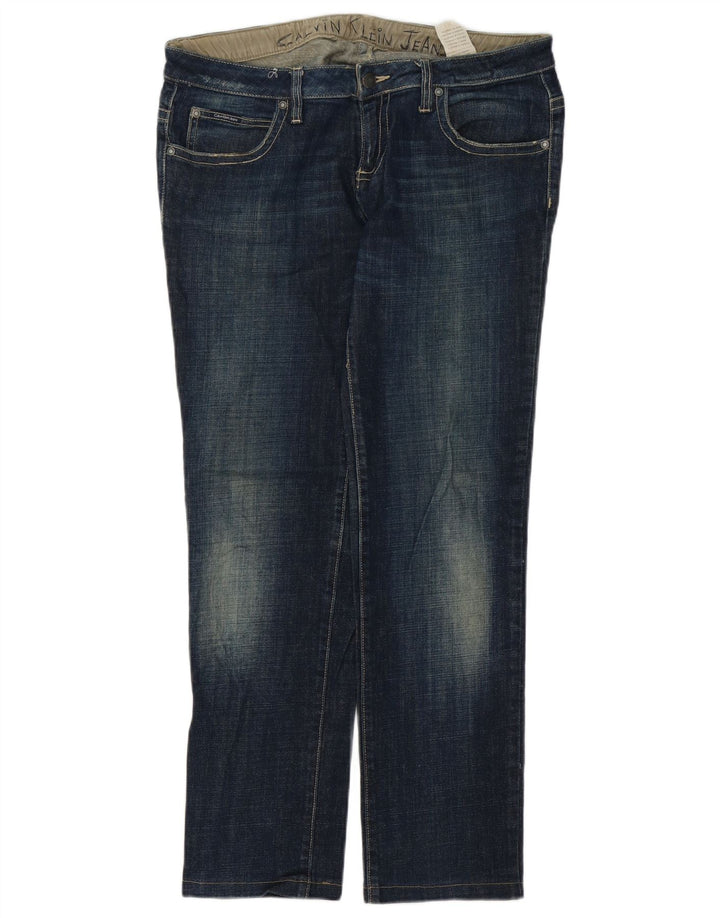 Jeans slim da donna Calvin Klein W31 L29 cotone blu