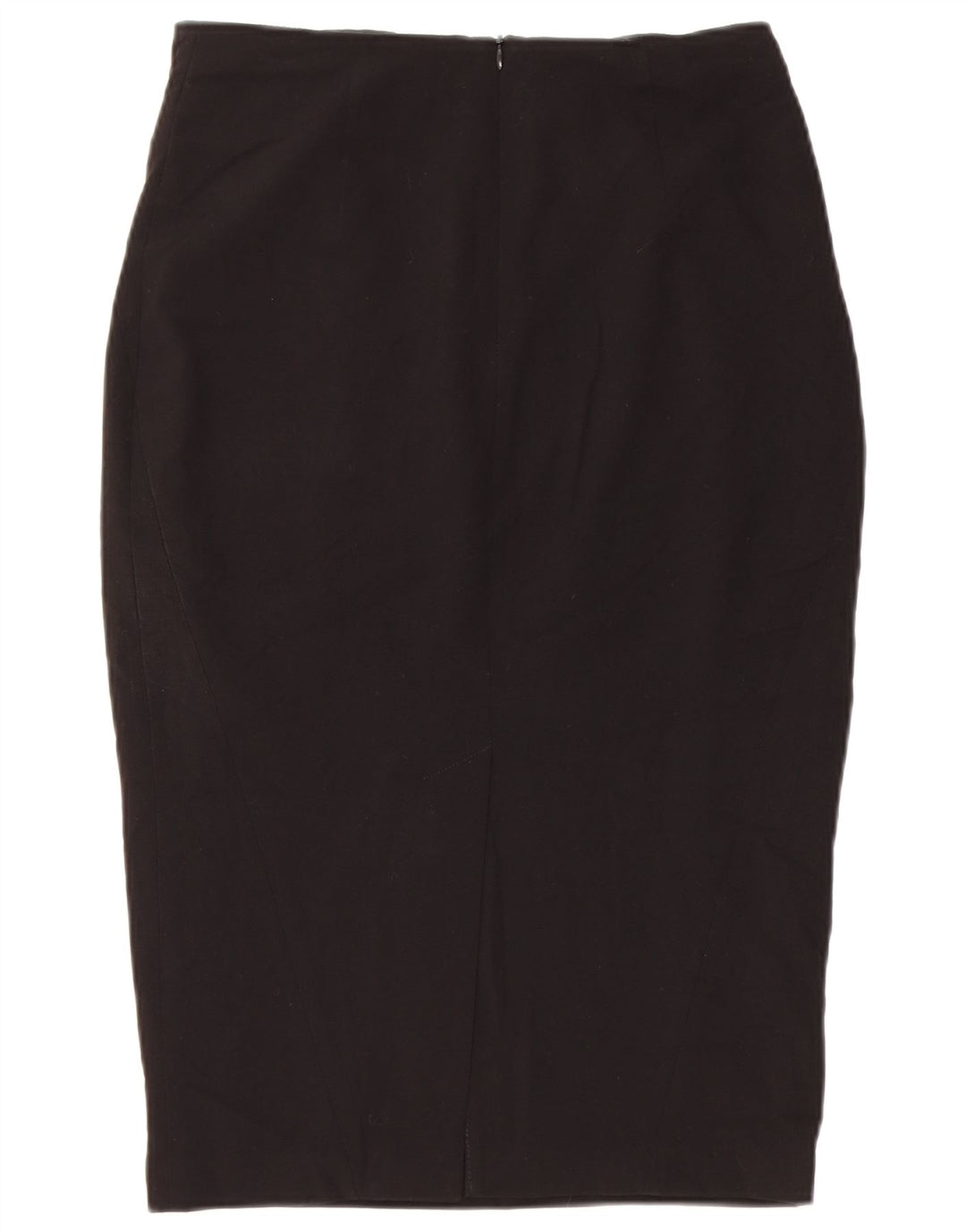 Gonna a tubino da donna Marks & Spencer UK 10 piccola W28 poliestere nero