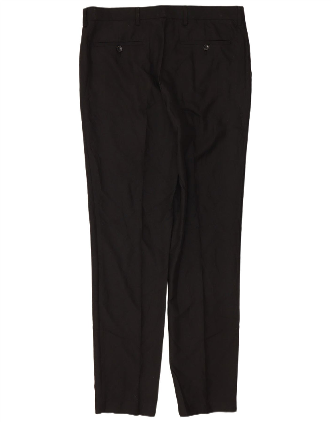 Pantaloni chino skinny da uomo Marks & Spencer W34 L33 poliestere nero