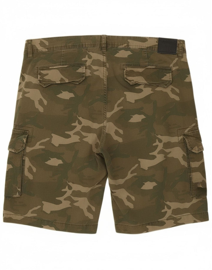 Pantaloncini cargo da uomo OVS W36 Large Khaki Camouflage Cotton Army