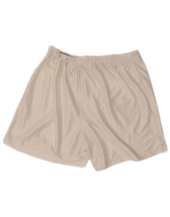 Pantaloncini sportivi da uomo Nike UK 42/44 Large Poliestere bianco