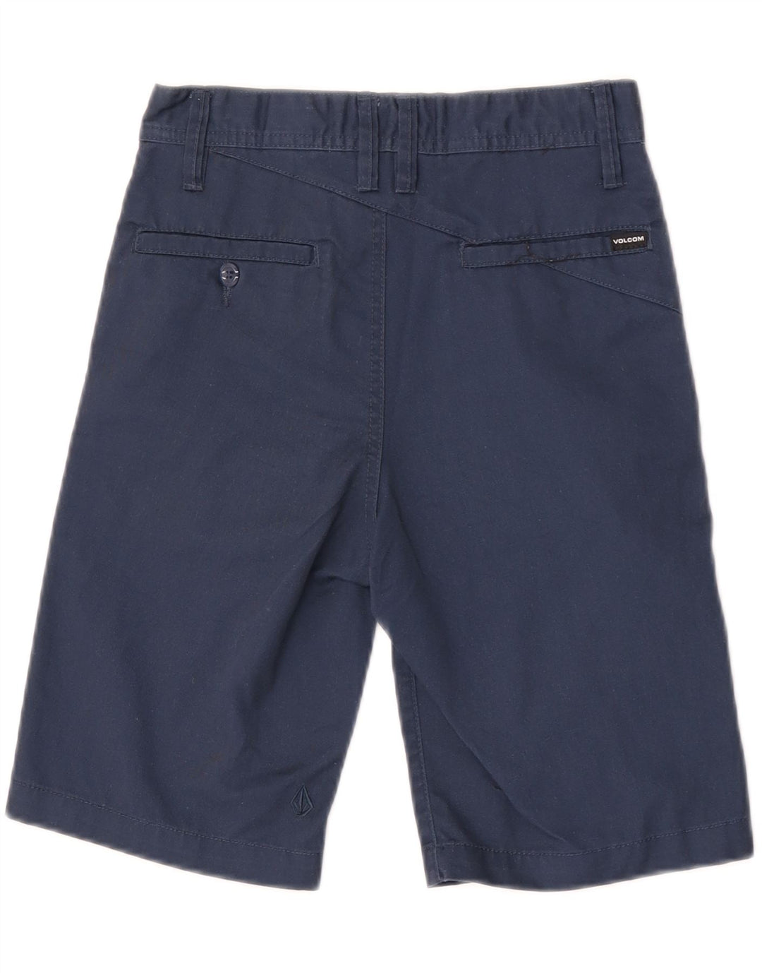 Pantaloncini chino da ragazzo Volcom 11-12 anni W26 poliestere blu navy