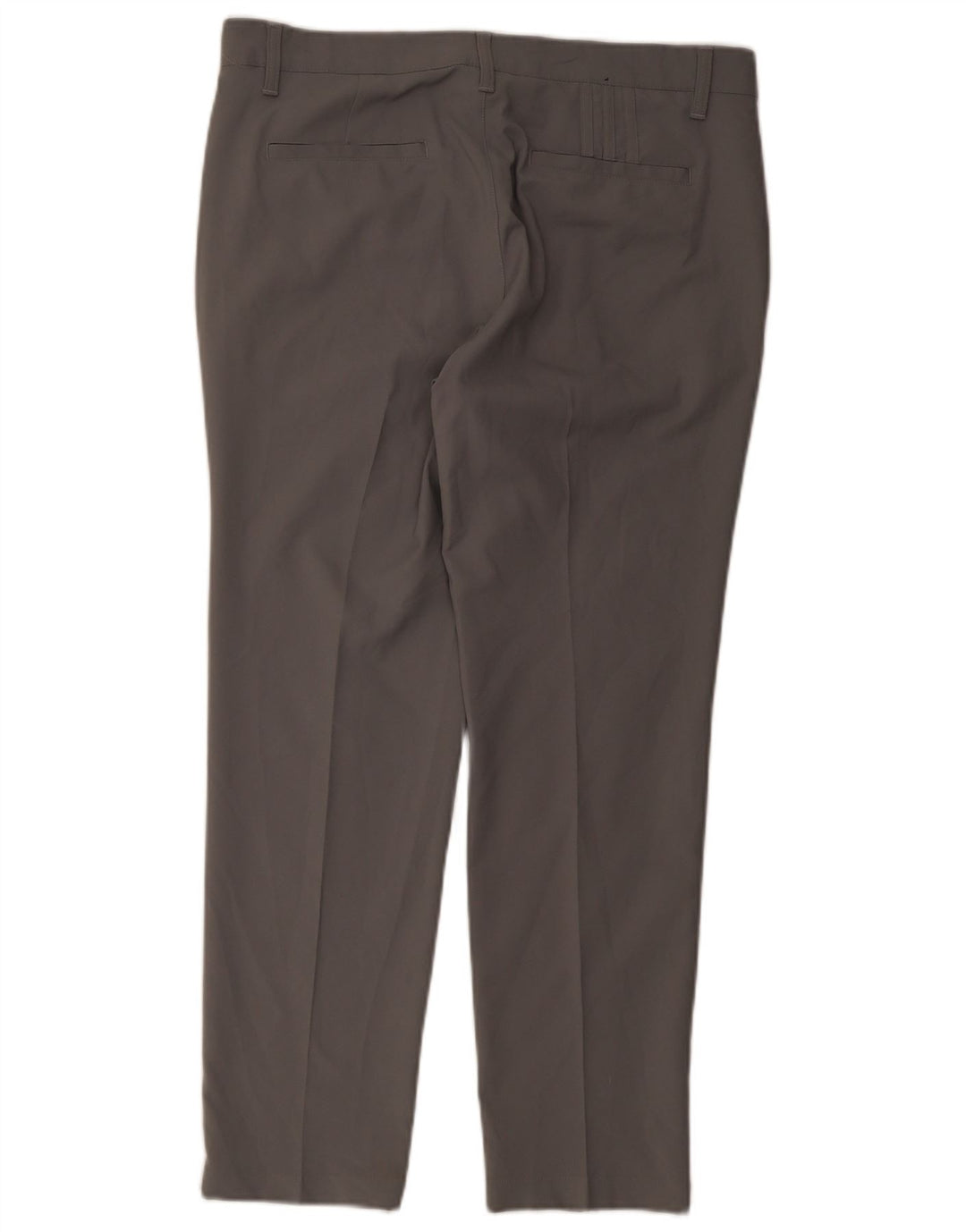 Pantaloni chino dritti da uomo Adidas W34 L30 poliestere grigio
