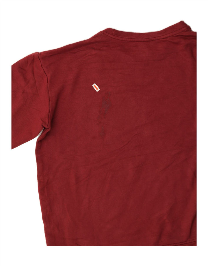 ORVIS Womens Sweatshirt Jumper UK 14 Medium Red Modal Vintage Orvis and Second-Hand Orvis from Messina Hembry 