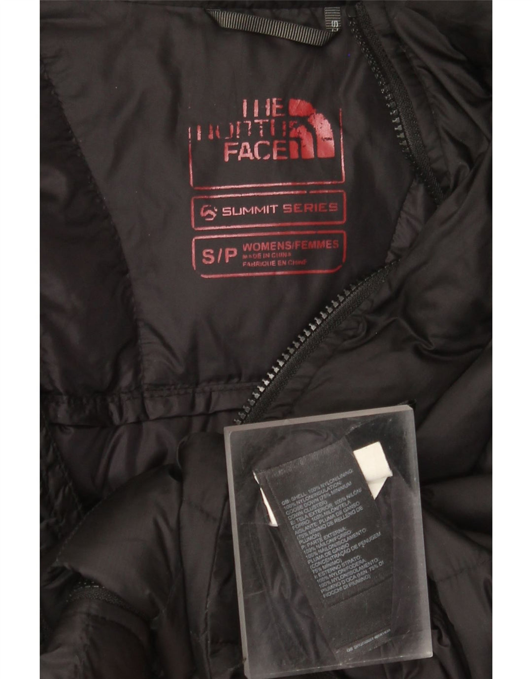 Giacca imbottita da donna The North Face UK 10 piccola in nylon nero